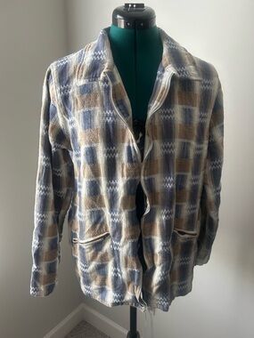 Denim & Co Patterned Cotton Jacket